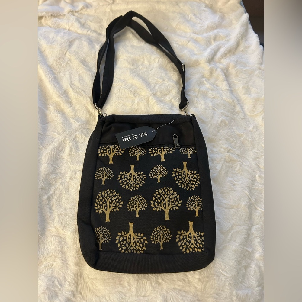 Stylish Black and Crossbody Bag ethically sourced